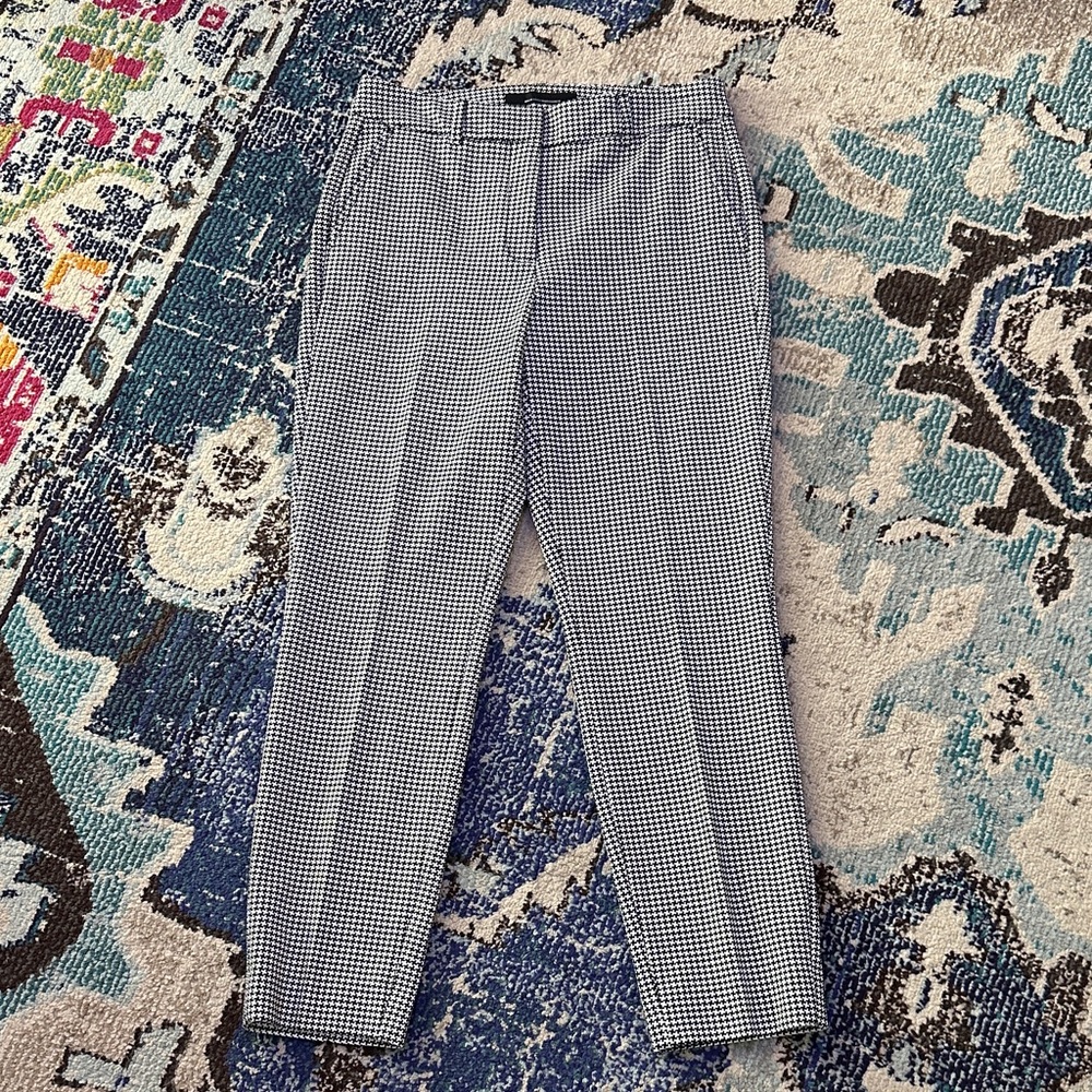WHBM White House Black Market Houndstooth Dress Pants NWOT Sz 4